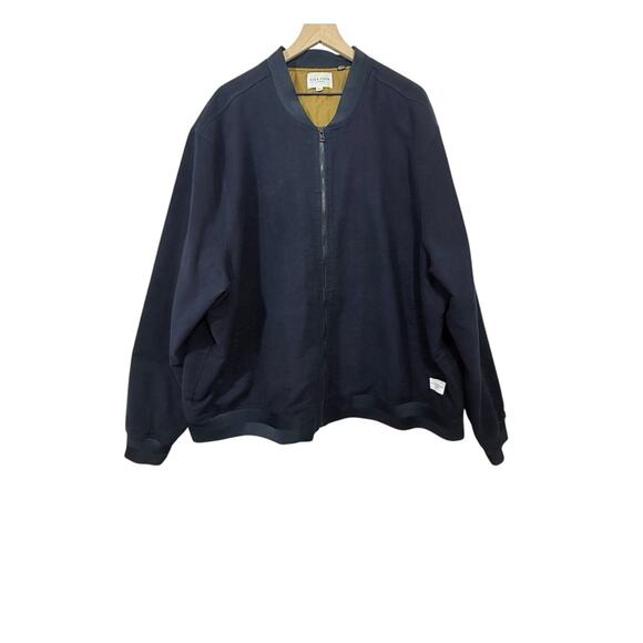 Five Four Los Angeles Men's Size 3XL Navy Blue Full Zip Up Insulated Jacket - Picture 4 of 6